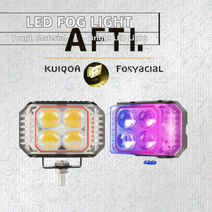 New arrival auxillery kim loại <span class=keywords><strong>LED</strong></span> đèn sương mù màu-<span class=keywords><strong>led</strong></span> lái Xe Sương Mù ánh sáng cho xe máy tăng cường ban đêm tầm nhìn - Product Image 3