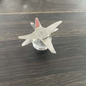 Aksesoris Blender Mixer 2 in 1 Pisau Baja Tahan Karat Double Cup Silver crest Blender 4500w 6/8 Bilah - Product Image 2