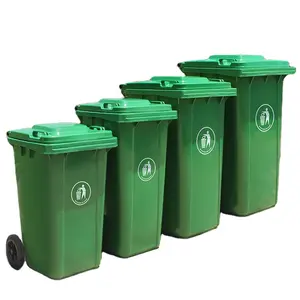 240L 便宜塑料垃圾桶生态绿色产品塑料垃圾桶/dush bin