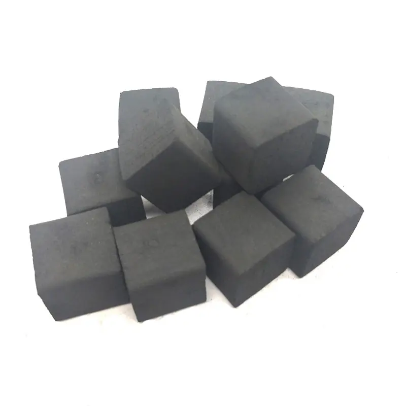 Direct factory manufacture Low ash 22mm cube coconut shell charcoal buyers