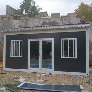 Maison préfabriquée en acier coloré, facile à assembler et démontable, bureau mobile en conteneur et ensemble complet de logements préfabriqués - Product Image 1