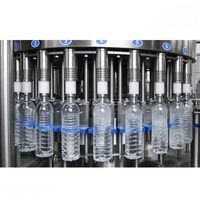 Machines de remplissage automatiques 3-en-1 pour le traitement, le lavage, le remplissage et le bouchage d'eau minérale pure potable