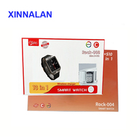 Nouveau Kit Montre Connectée Sport 13-en-1 avec Écouteurs TWS Doubles et Sept Bracelets – Coffret Cadeau Rock-003 (Montres Intelligentes)