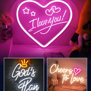 Enseigne au néon LED en acrylique <span class=keywords><strong>avec</strong></span> logo personnalisé, texte personnalisé, nom, <span class=keywords><strong>joyeux</strong></span> <span class=keywords><strong>anniversaire</strong></span>, pour décorations de mariage, garantie 1 an - Product Image 6