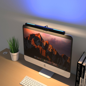 Lampe de lecture LED USB à température de couleur réglable, rétroéclairage RGB, gradation tactile, lampe de bureau pour ordinateur, lampe de bureau à domicile - Product Image 6