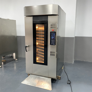 Horno Rotatorio a Gas Automático Comercial de Quince Bandejas, Equipo Esencial de Fábrica para la Producción de Máquinas de Snacks - Product Image 1