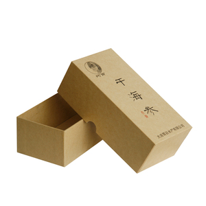 Full-telescopica style brown kraft scatola di carta regalo di imballaggio con coperchio - Product Image 3
