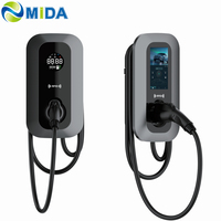 WallBox 11kW 22kw Chargeur EV Type 1/ Type 2 Prise femelle Station de charge EV avec fonction DLB