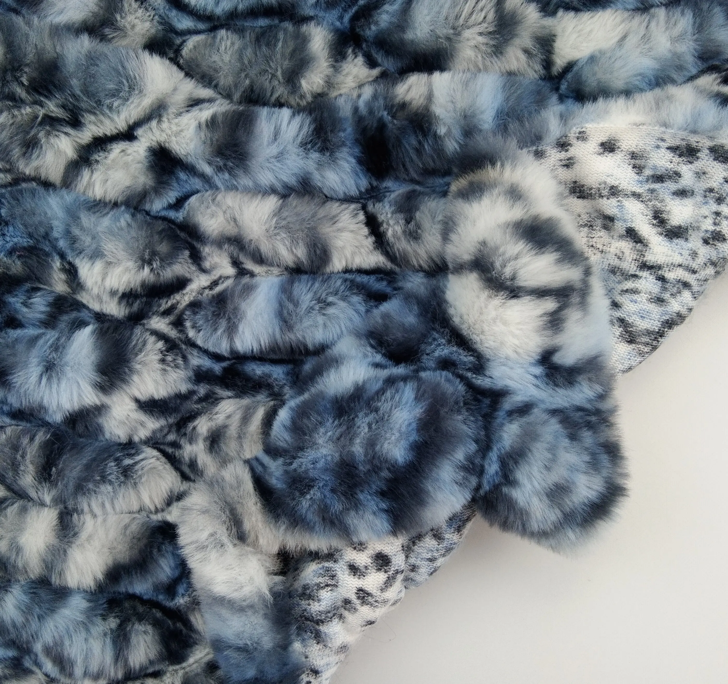 Populaire Spandex Stretch Stof Konijn Faux Fur Voor Kledingstuk/Home Textiel