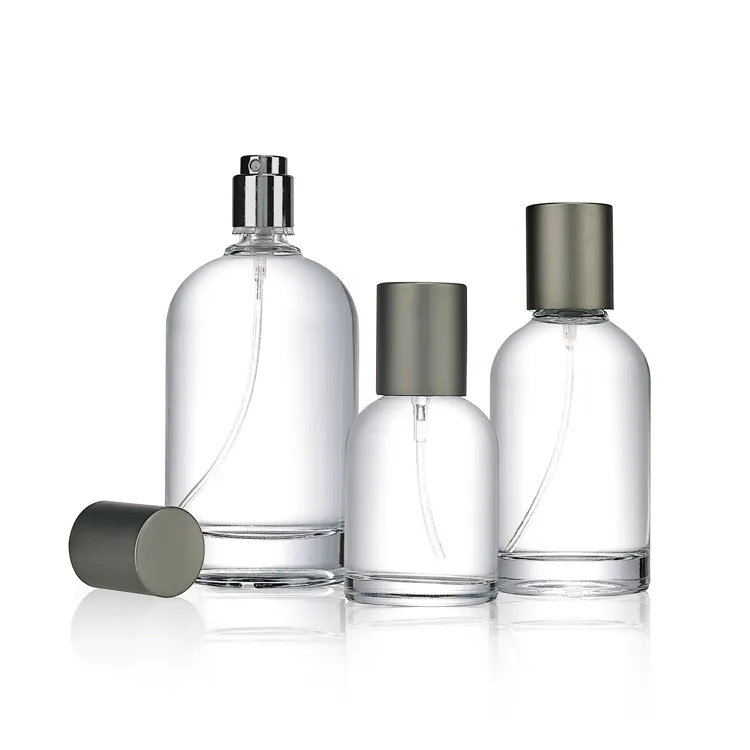 Empty 5ml 10ml 20ml 30ml 50ml 100ml fragrance bottle parfum glass manufacturer glass perfume spray bottle with screw cap