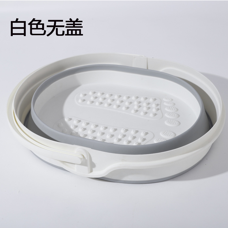 Poignée ovale - Blanc sans couvercle