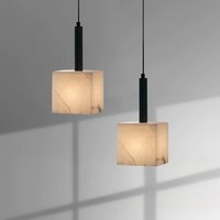 Lampe suspendue de chevet de style minimaliste italien MEEROSEE, lampe en marbre naturel haut de gamme pour restaurant, bar, comptoir MD88148