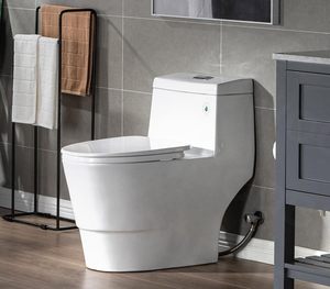 New Product Make in China Siphonic Flush One-Piece Toilet <strong>Big</strong> Size Water <strong>Closet</strong> at Wholesale Cheap Price Bathroom Application - Product Image 2