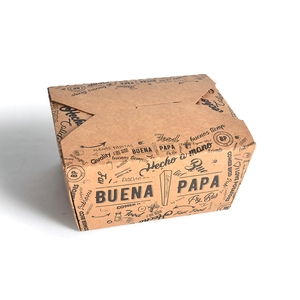 Caja Kraft para llevar para Togo, fideos chinos para llevar, materiales reciclados utilizados para sushi, azúcar, patatas fritas, embalaje - Product Image 6