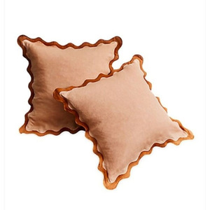 Funda de cojín de lino europeo festoneado de lino francés 100%, técnica tejida moderna para uso en el hogar, Hotel, Hospital, Navidad - Product Image 3