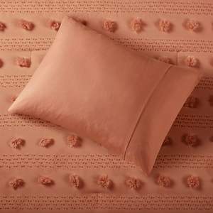 Juego de edredón con estampado Floral de Jacquard DB Clip, fundas de almohada lisas tejidas con bordado Super King de 6 piezas, hoteles de boda en casa - Product Image 6