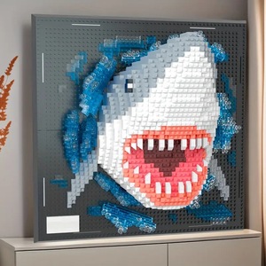 Blocs de construction murale 3D virals - <span class=keywords><strong>Puzzle</strong></span> créatif en ABS pour animaux, décoration tendance pour adultes - Product Image 2