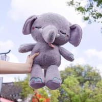 Animaux en peluche personnalisés avec étiquette de taille : Lapin, Éléphant, Ours en peluche, Jouets en peluche pour enfants