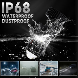 Phare de voiture LED Y3 12V 240W 6000K avec mini-lentille projecteur H4 10000 Lumens, ajustement universel - Product Image 4