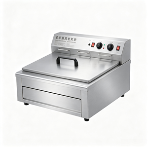 เครื่องทอดไฟ<span class=keywords><strong>ฟ</strong></span>้า<span class=keywords><strong>ขาย</strong></span>ดี สำหรับ<span class=keywords><strong>เฟ</strong></span><span class=keywords><strong>รน</strong></span>ช์<span class=keywords><strong>ฟ</strong></span><span class=keywords><strong>ราย</strong></span>ส์และไก่<span class=keywords><strong>ทอด</strong></span> สแตนเลส 6 กิโลวัตต์ 220 โวลต์ 380 โวลต์ อุปกรณ์จัดเลี้ยง - Product Image 1