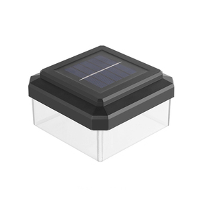 <span class=keywords><strong>Lampe</strong></span> solaire LED intelligente d'extérieur pour poteau de portail, sans câblage, étanche, pour jardin et cour - Product Image 1