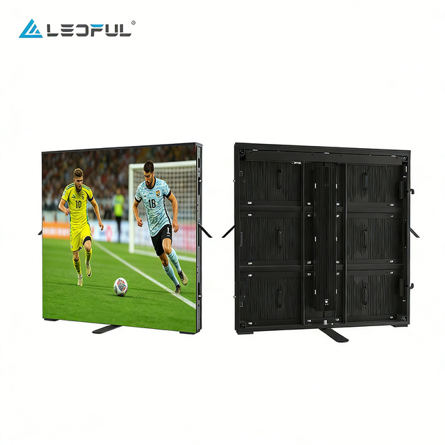 High Brightness Waterproof Stadium LED Perimeter Display Screen for Football Basketball Field Advertising