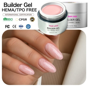 Bulk Stock 50g HEMA&TPO Free Non-irritating <b>Builder</b> Gel High Hardness Broken Nail Repair Gel OEM ODM Trade Service - Product Image 1