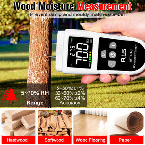 Testeur d'<span class=keywords><strong>humidité</strong></span> d'hygromètre en bois à deux broches d'affichage LCD numérique professionnel <span class=keywords><strong>pour</strong></span> l'<span class=keywords><strong>outil</strong></span> de mesure de test - Product Image 4
