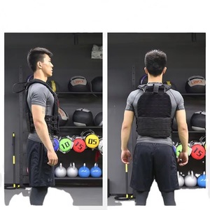 เสื้อกั๊กยุทธวิธีลายพรางอเนกประสงค์ปรับได้ ทำจากไนลอน สำหรับถ่วงน้ำหนัก ใช้สำหรับวิ่งและฝึกซ้อม - Product Image 3