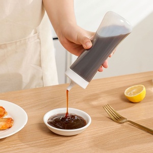 Plastic Bottle Condiment Squeeze Bottles Sauce Dispenser Container Salad Dressing Ketchup Storage Jar <b>BBQ</b> Mustard - Product Image 2