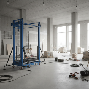 Nueva Plataforma Elevadora Eléctrica Móvil con Capacidad de 500 kg y Cadena para Hoteles y Comercios - Product Image 4