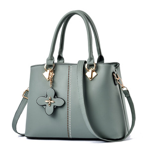 Elegant <b>Black</b> Pu <b>Handbag</b> With Flower Decoration Removable Strap <b>Large</b> Capacity Women's Tote Bag For Daily Use - Product Image 5