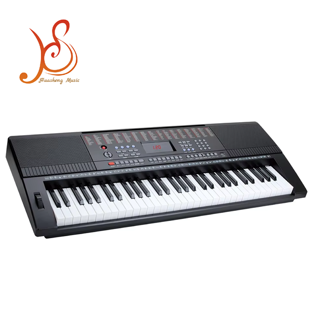 61-Key Electronic Standard Keyboard Piano with LED Digital Display 510 Sounds 300 Rhythms for Teaching Musical Instruments