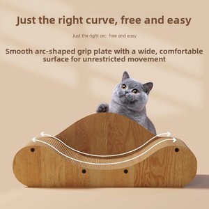 Canapé-lit pour chat durable et résistant aux griffures, sans perte de poils, style chaise longue luxueuse pour chats - Product Image 2