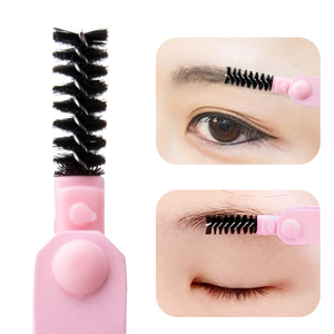 Nouvel arrivage du fabricant : Pince à épiler portable 3-en-1 en acier inoxydable, brosse à sourcils, recourbe-<span class=keywords><strong>cils</strong></span> et <span class=keywords><strong>rasoir</strong></span> à sourcils - Product Image 5