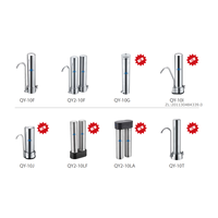 HONG HUI QY-10J ménage en acier inoxydable purificateur d'eau robinet filtre à eau robinet de cuisine