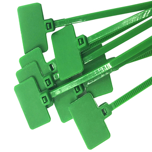 Etichetta in nylon colorato cavo cavo collegamento rete segno segno di tenuta in plastica impermeabile fascetta cavo - Product Image 1