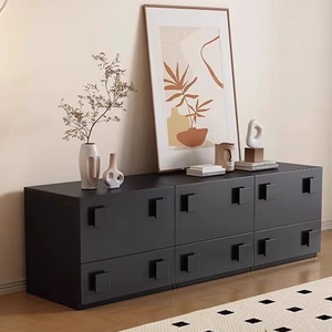 Armadio per soggiorno Vintage a pavimento della metà del secolo <span class=keywords><strong>in</strong></span> <span class=keywords><strong>legno</strong></span> massello con unità modulare creativa per uso domestico e ingresso - Product Image 1