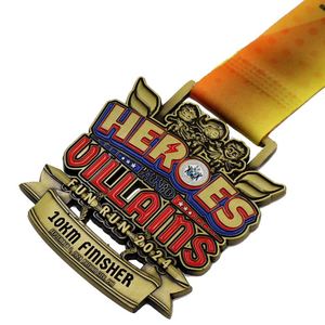 Trofeos Deportivos Personalizables al por Mayor, Medallas de Metal 3D para Maratón, Fútbol, Deportistas y Equipos, Fundición en Aleación de Zinc - Product Image 3