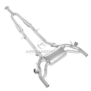 <span class=keywords><strong>Airon</strong></span> Perfect Fits - Sistema de Escape Catback Valvetronic de Acero Inoxidable para Infiniti Q50 Q50L 2.0T 3.0T 3.7L, Pulido a Espejo de 1.5mm, Directo - Product Image 3