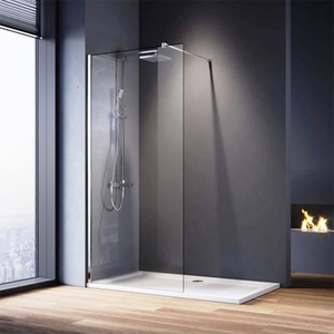 Cloison porte vitrée design minimaliste moderne écran salon aluminium salle de bain portes prix porte d'entrée cloison - Product Image 5