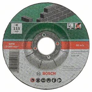 BOSCH - 2609256335 Jeu de disques à tronçonner avec centre enfoncé pour pierre (5 pièces) -DISQUES DE COUPE ABRASIFS EAN 3165140591874 - Product Image 1