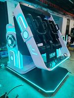 Nuevas Máquinas de Bolos para Parques de Diversiones Interiores y Exteriores, Simulador 360 de PC, Acero y Plástico, Pistas de Proyección Interactiva 9D VR