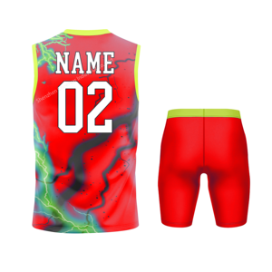 最新升华青年无袖7v7足球运动衫定制7on7足球队服装 - Product Image 4