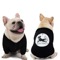 Mops Bulldogge Französischer Luftkampf Herbst und Winter Plüsch kleidung Kirky kleiner und mittlerer Hund Haustier pullover Hunde pullover