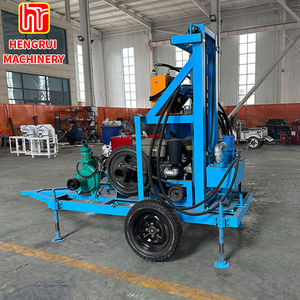 Pompe à boue Compresseur d'air Big Drill Rig <span class=keywords><strong>Artesian</strong></span> Well Drilling Rig for Water Well Drilling Rig China Portable Impact Rotary Type - Product Image 2