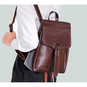 Zaino <span class=keywords><strong>Bianco</strong></span> in Morbida Pelle Nera per Scuola e Viaggio, Borsa da <span class=keywords><strong>Donna</strong></span> - Product Image 1