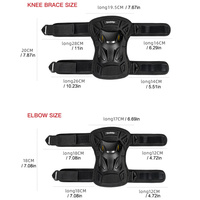Rodilleras y Coderas para Motocicleta, Protección para Motocross, Conjunto de Protección para Motociclismo, Ciclismo, Patinaje