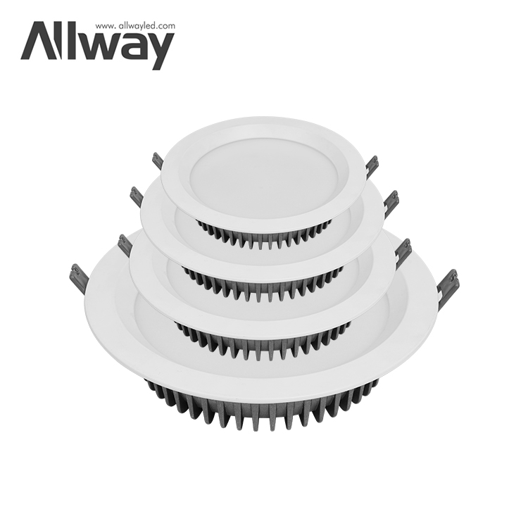 ALLWAY Recessed Pot Light Panel Lamp Home Office Indoor Lighting Ceiling Down Led Panel Light