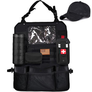 อุปกรณ์เสริมเบาะรถยนต์แบบยุทธวิธีใหม่ ผ้าคลุมเบาะหลังรถยนต์อเนกประสงค์ พร้อมกระเป๋า Molle แบบถอดได้ - Product Image 1